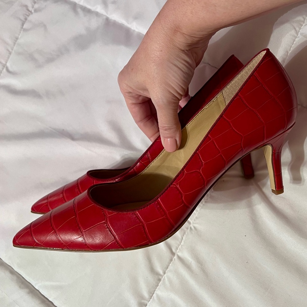 Franco Sarto Red Pumps